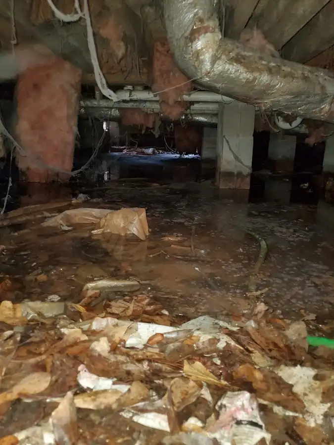 Crawl space flood assessment for Commercial Water Damage Restoration in Hialeah Gardens